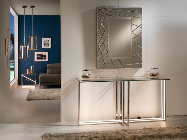 Consola con luz led integrada 150 x 75 x 40 cm