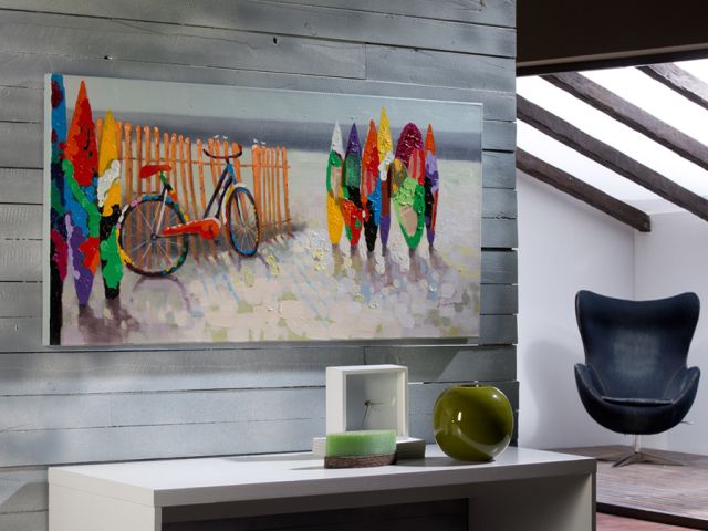 Pintura acrílico sobre bastidor 140 x 70 cm
