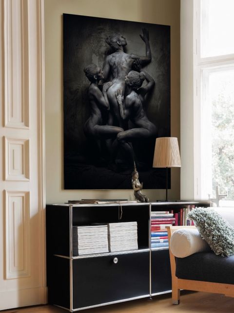 Fotografía impresa montada en cristal, 80 x 120 cm