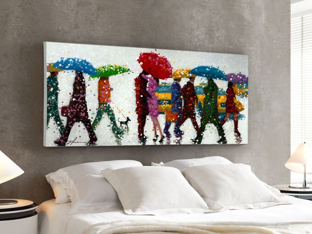 Pintura acrílico sobre bastidor 140 x 70 cm